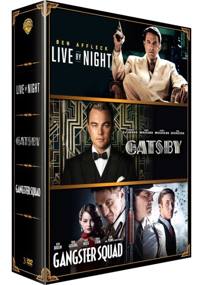 Live by Night + Gatsby le magnifique + Gangster Squad (Pack) - DVD
