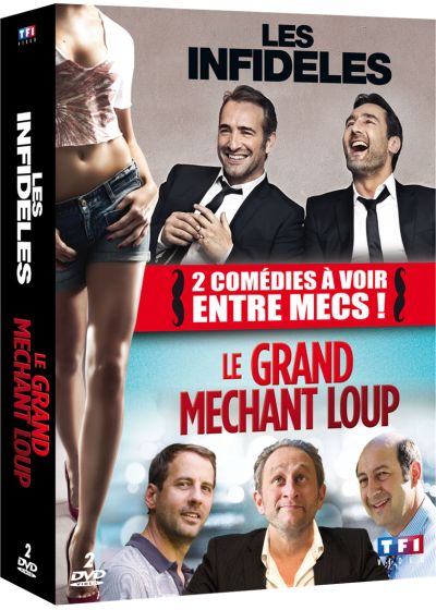 2 comédies à voir entre mecs ! : Les infidèles + Le grand méchant loup (Pack) - DVD