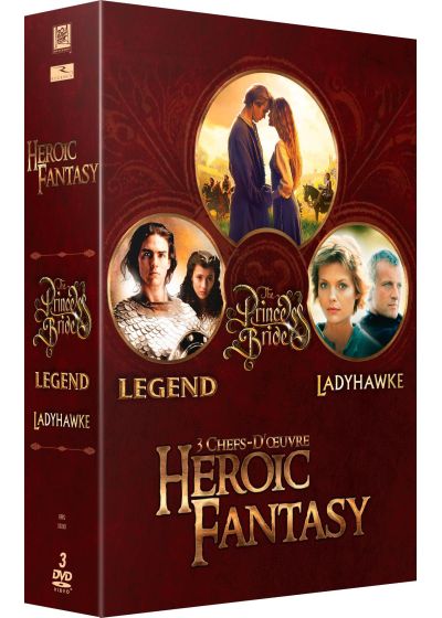Heroic Fantasy : Princess Bride + Legend + Ladyhawke (Pack) - DVD