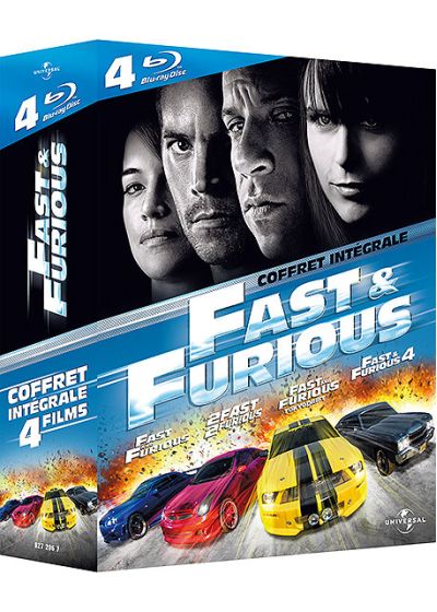 Fast and Furious - Intégrale 4 films - Blu-ray