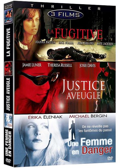 Thriller - Coffret 3 films : La fugitive + Justice aveugle + Une femme en danger (Pack) - DVD