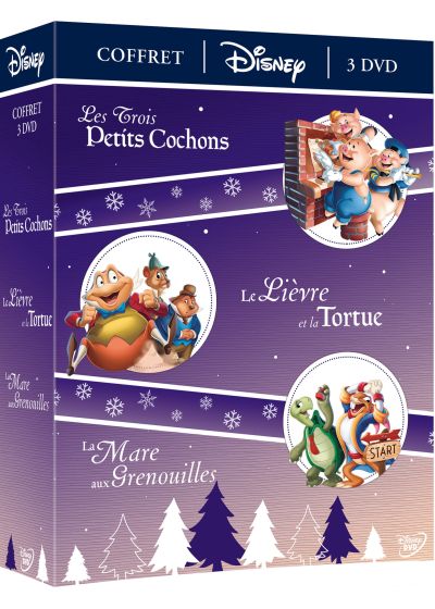 Les Les Trois petits cochons + Le Lièvre et la Tortue + La Mare aux grenouilles - Les Intemporels - Coffret 4 DVD (Pack) - DVD