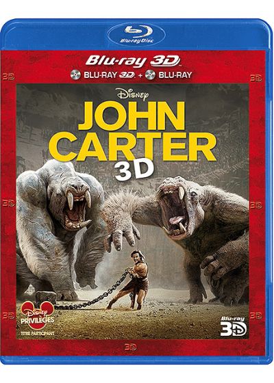 John Carter (Blu-ray 3D + Blu-ray 2D) - Blu-ray 3D