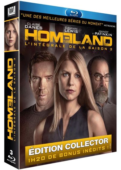 Homeland - L'intégrale de la Saison 3 (Édition Collector) - Blu-ray