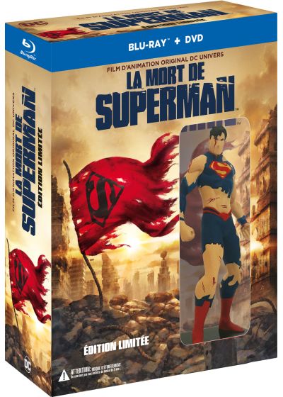 La Mort de Superman (Édition Limitée Blu-ray + DVD + Figurine) - Blu-ray