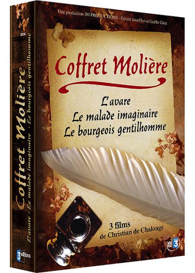 Coffret Molière - L'avare + Le bourgeois gentilhomme + Le malade imaginaire (Pack) - DVD