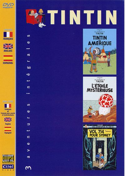 Tintin - Tintin en Amérique + L'étoile mystérieuse + Vol 714 pour Sydney - DVD