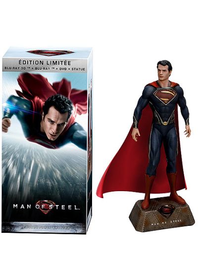 Man of Steel (Édition limitée Blu-ray 3D + Blu-ray + DVD + Statue) - Blu-ray 3D