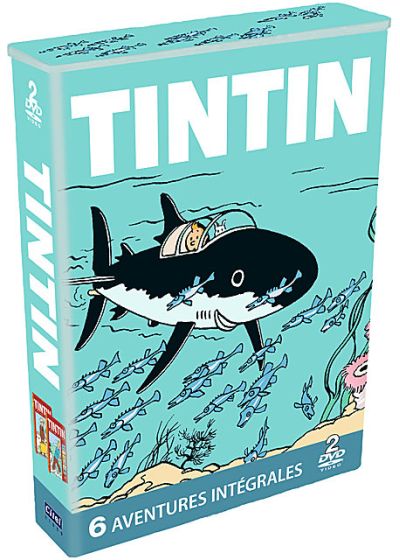 Tintin : 6 aventures intégrales - Coffret n° 1 (Coffret métal - Édition Limitée) - DVD