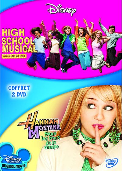 High School Musical : Premiers pas sur scène + Hannah Montana - Sous les feux de la rampe (Pack) - DVD