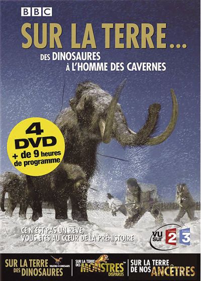 Sur la terre... - Coffret - Sur la terre des dinosaures + Sur la terre des monstres disparus + Sur la terre de nos ancêtres - DVD