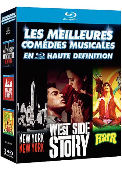 Les Comédies musicales : New York, New York + West Side Story + Hair (Pack) - Blu-ray
