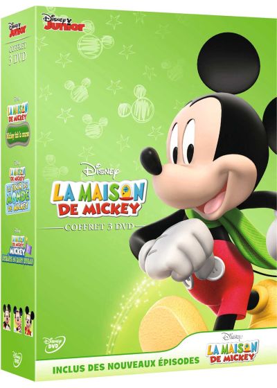 La Maison de Mickey - Mickey : Mickey fait la course + Le tour du monde de Mickey + Athlète de haut niveau (Pack) - DVD