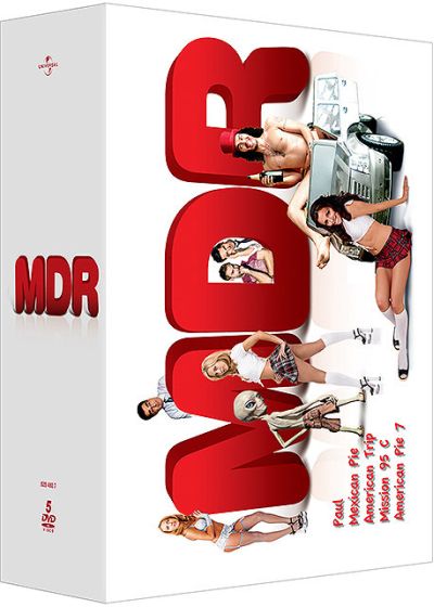 MDR (Mort De Rire) - Coffret - Paul + American Trip + Mexican Pie + Mission 95C + American Pie présente : Les sex commandements - DVD