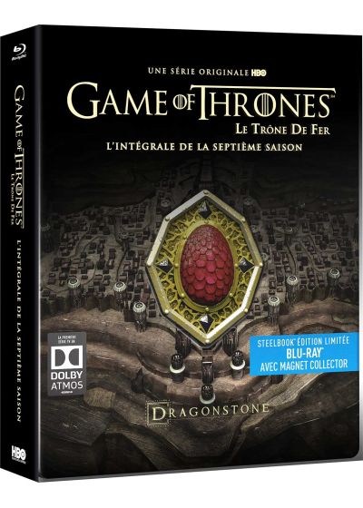 Game of Thrones (Le Trône de Fer) - Saison 7 (Edition limitée SteelBook Blu-ray - Inclus un contenu exclusif et inédit "Conquête & Rébellion - L'histoire des Sept Couronnes") - Blu-ray