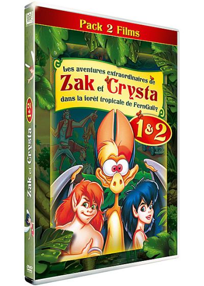 Les Aventures de Zak et Crysta dans la forêt tropicale de FernGully 1 & 2 (Pack 2 films) - DVD