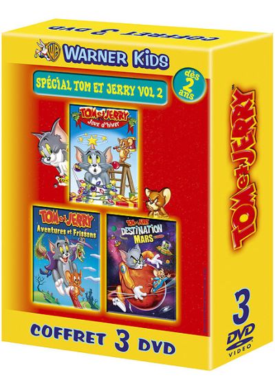 Coffret spécial Tom et Jerry Vol.2 - Jeux d'hiver + Aventures et frissons + Destination Mars - DVD