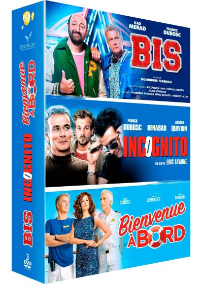 Franck Dubosc : Bis + Incognito + Bienvenue à bord (Pack) - DVD