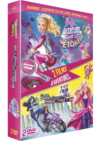 Barbie - Coffret : Aventures dans les étoiles + Agents secrets (Pack) - DVD