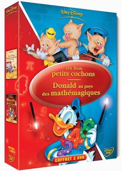 Les trois petits cochons + Donald au pays des mathématiques - DVD