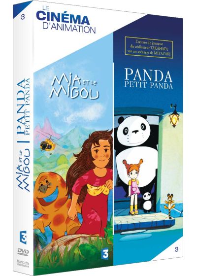 Le Cinéma d'animation 3 : Mia et le Migou + Panda petit panda (Pack) - DVD