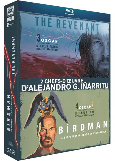 The Revenant + Birdman ou (La surprenante vertu de l'ignorance) (Pack) - Blu-ray