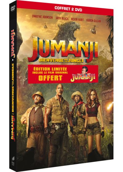 Jumanji : Bienvenue dans la jungle (Édition limitée incluant le film Jumanji de 1995 + Digital UltraViolet) - DVD