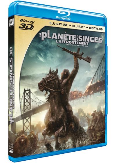 La Planète des Singes : L'Affrontement (Blu-ray 3D + Blu-ray 2D) - Blu-ray 3D