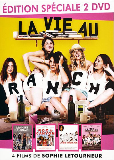 4 films de Sophie Letourneur : Manue Bolonaise + Roc & Canyon + La tête dans le vide + La vie au Ranch - DVD