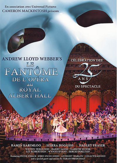 Le Fantôme de l'Opéra au Royal Albert Hall, célébration des 25 ans du spectacle - DVD