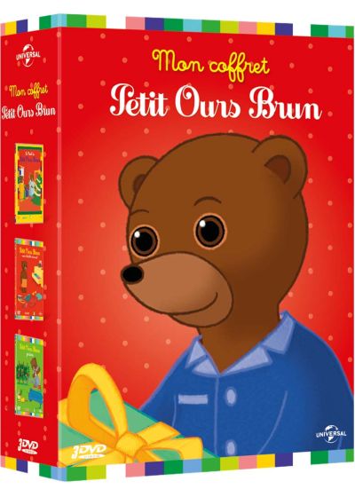 Petit Ours Brun - Coffret : Petit Ours Brun veut s'habiller tout seul, Petit Ours Brun jardine, Le Noël de Petit Ours Brun (Pack) - DVD