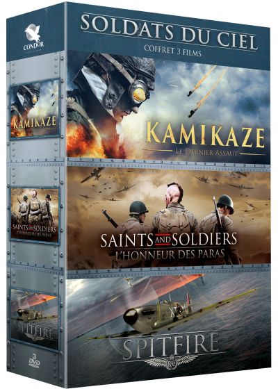 Soldats du ciel : Kamikaze - Le dernier assaut + Spitfire + Saints and Soldiers : L'honneur des paras (Pack) - DVD