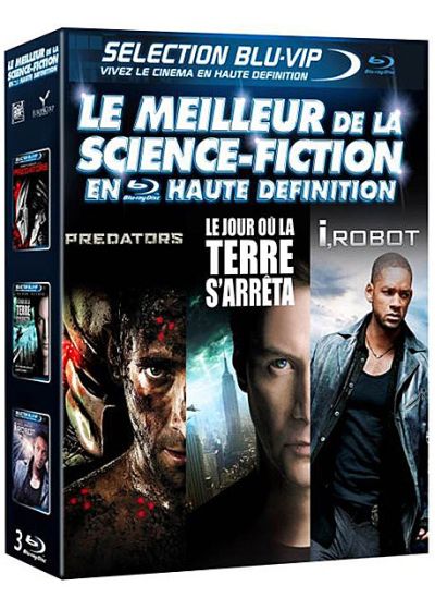 Le Meilleur de la science-fiction en haute définition : Predators + Le jour où la terre s'arrêta + I, Robot (Pack) - Blu-ray