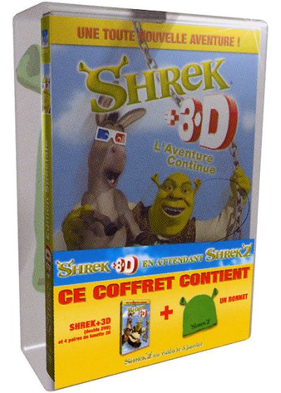 Shrek + Shrek 3D, l'aventure continue (Pack) - DVD
