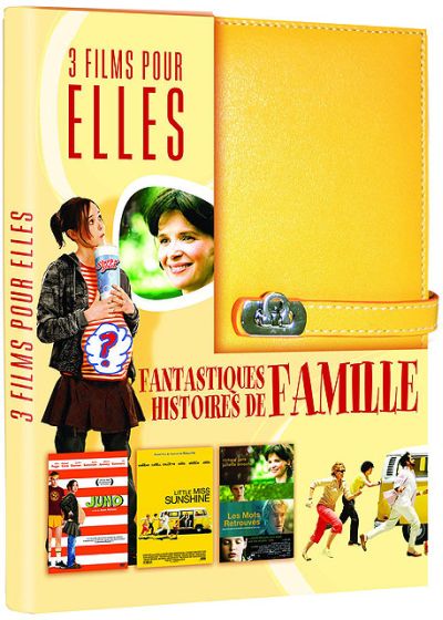 3 films pour elles : Fantastiques histoires de famille - Etui Notebook 3 DVD (Pack) - DVD