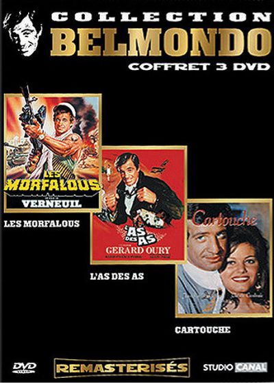 Belmondo - Coffret - Les morfalous + L'as des as + Cartouche - DVD