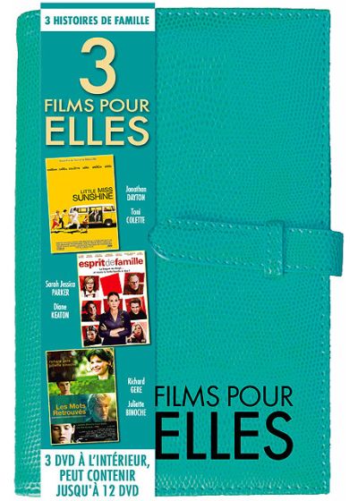 3 films pour elles : 3 histoires de famille - Notebook 3 DVD (Pack) - DVD