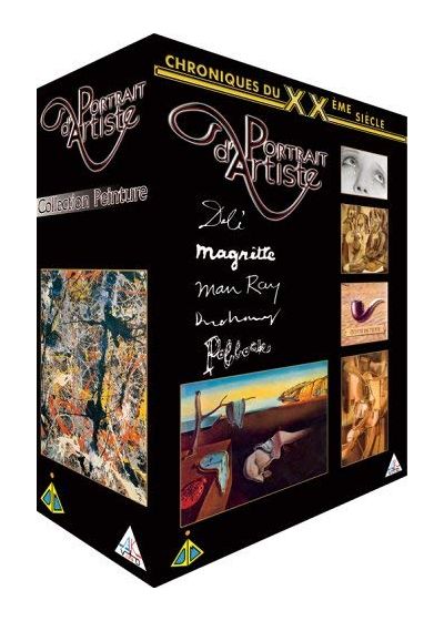 Coffret peintres du XXème siècle : Jackson Pollock + René Magritte + Salvador Dali + Marcel Duchamp + Man Ray - Vol. 2 - DVD