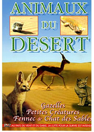 Animaux du désert - Gazelles, petites créatures, fennec & chat des sables - DVD