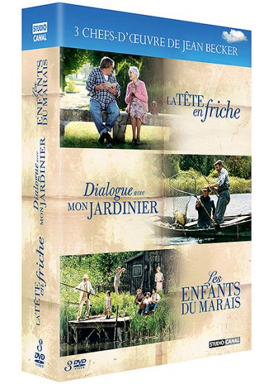 Coffret Jean Becker : Dialogue avec mon jardinier + Les enfants du marais + La tête en friche - DVD