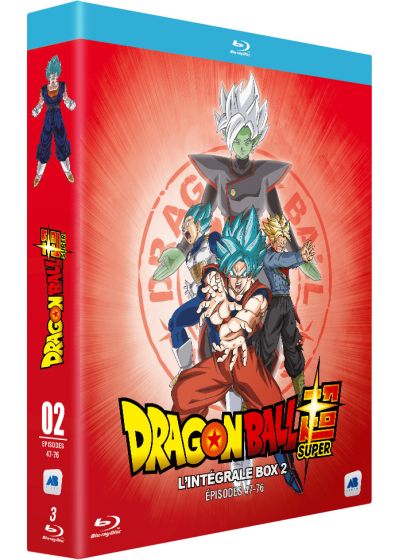 Dragon Ball Super - L'intégrale box 2 - Épisodes 47-76 - Blu-ray