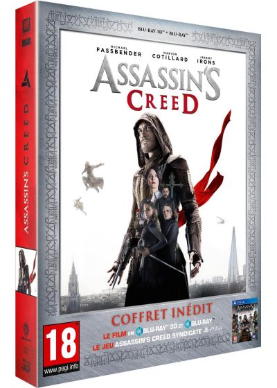 Assassin's Creed (Édition Limitée Amazon.fr Blu-ray 3D + Blu-ray 2D + jeu PS4) - Blu-ray 3D