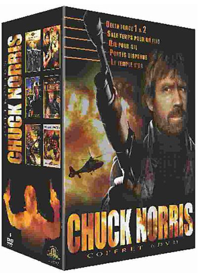 Collection Chuck Norris : Oeil pour oeil + Sale temps pour un flic + Delta Force + Delta Force 2 + Portés disparus + Le temple d'or (Pack) - DVD