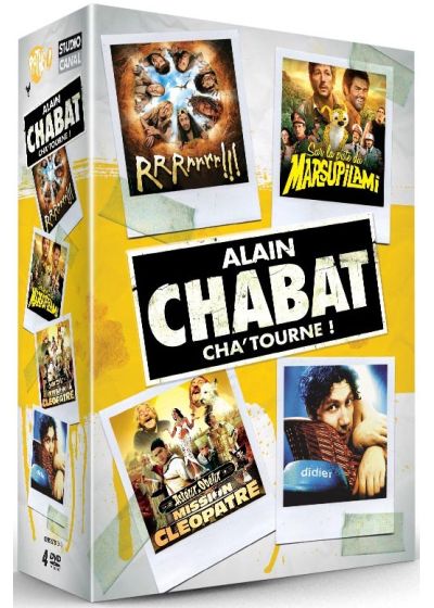 Alain Chabat - Cha'ourne ! Sur la piste du Marsupilami + RRRrrrr !!! + Astérix & Obélix : Mission Cléopâtre + Didier (Pack) - DVD