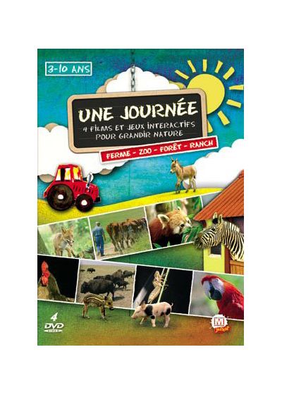 Journée : La ferme + Le zoo + La forêt + Le ranch - DVD