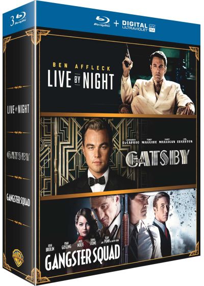 Live by Night + Gatsby le magnifique + Gangster Squad (Blu-ray + Copie digitale) - Blu-ray
