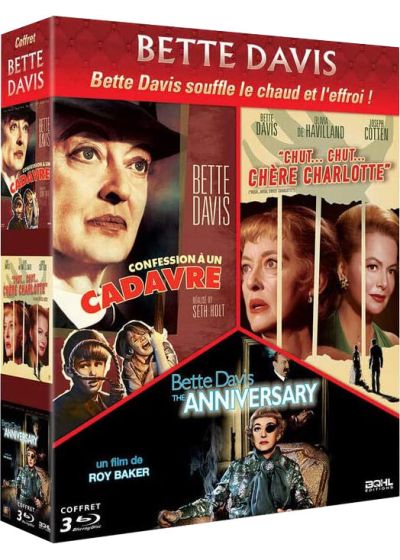 Chut, chut, chère Charlotte + The Anniversary + Confession à un cadavre - Blu-ray