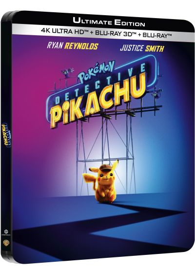 Pokémon - Détective Pikachu (Ultimate Edition - 4K Ultra HD + Blu-ray 3D + Blu-ray - Boîtier SteelBook Limité) - 4K UHD