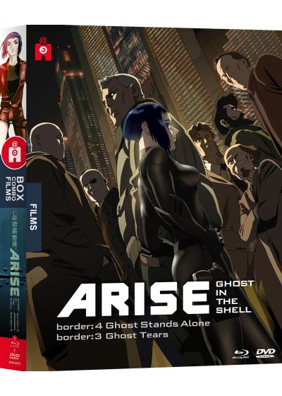 Ghost in the Shell : Arise - Les Films - Border 3 : Ghost Tears + Border 4 : Ghost Stands Alone (Combo Blu-ray + DVD) - Blu-ray