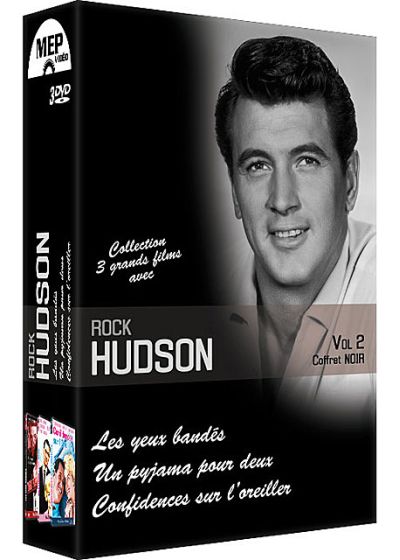 Rock Hudson - Coffret noir Vol. 2 : Les yeux bandés + Un pyjama pour deux + Confidences sur l'oreiller (Pack) - DVD